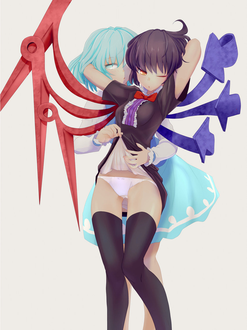 tatara kogasa and houjuu nue (touhou) drawn by ishikkoro
