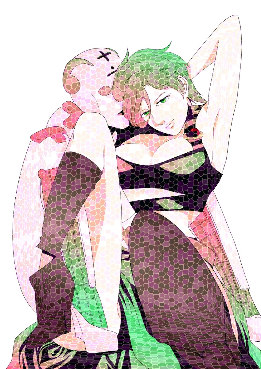 trish una and spice girl (jojo no kimyou na bouken and 1 more) drawn by toniya_(102888n)