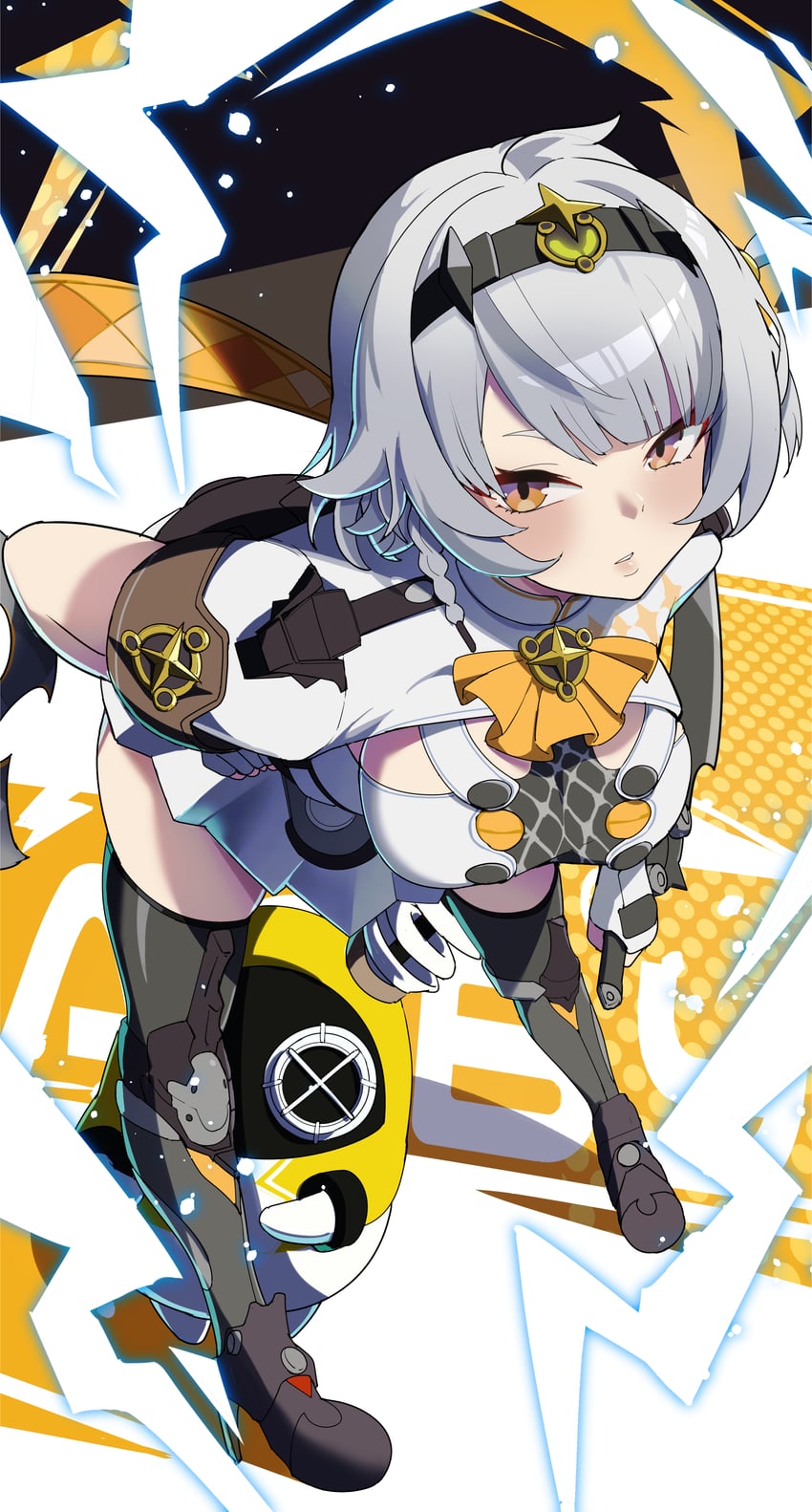 anby demara and electroboo (zenless zone zero) drawn by yamada_otonari