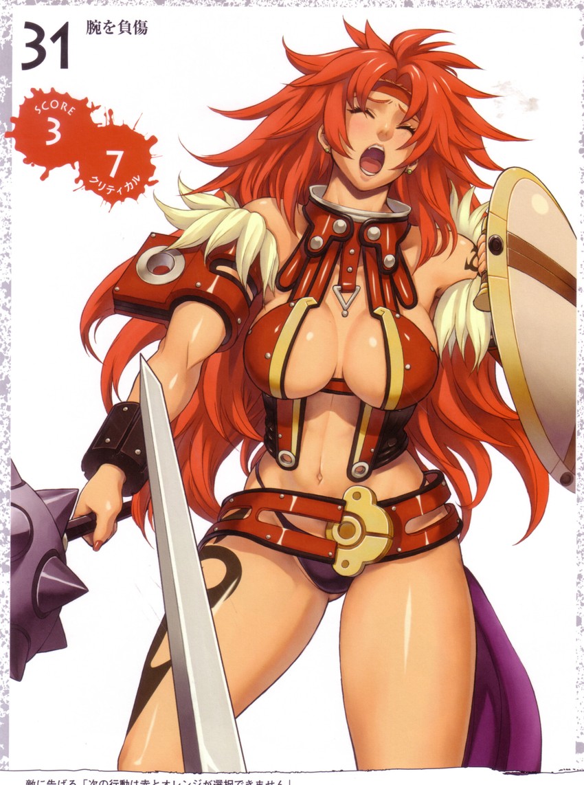 risty and wilderness bandit risty (queen's blade) drawn by eiwa