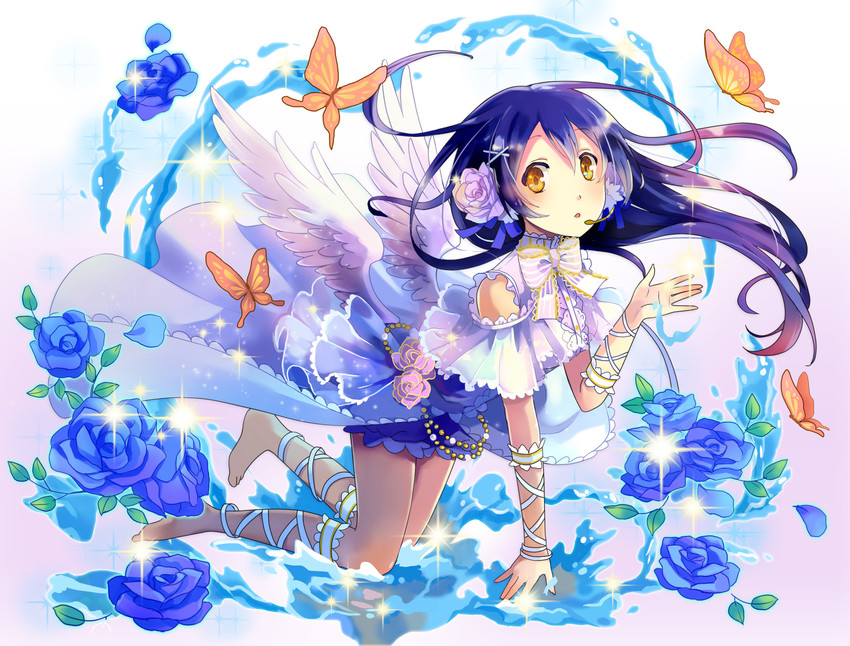 sonoda umi (love live! and 2 more) drawn by sd_pink
