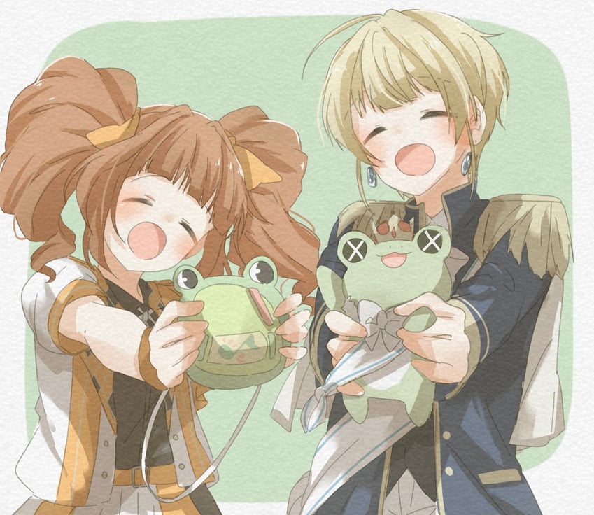 takatsuki yayoi, pierre bichelberger, and kaerre (idolmaster and 1 more) drawn by sakurarate