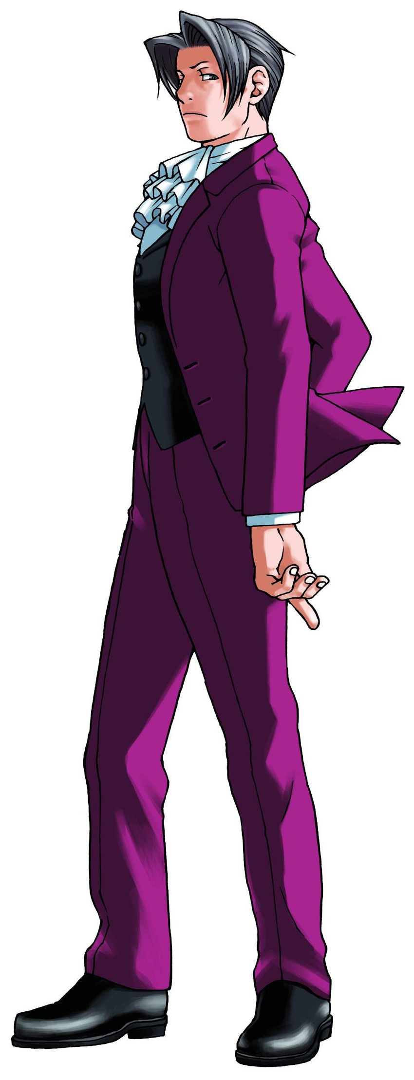 miles edgeworth (ace attorney) drawn by edaki_shin'ya
