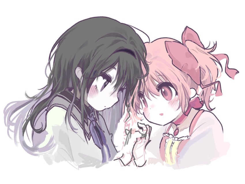 akemi homura and kaname madoka (mahou shoujo madoka magica) drawn by kerimka31328031