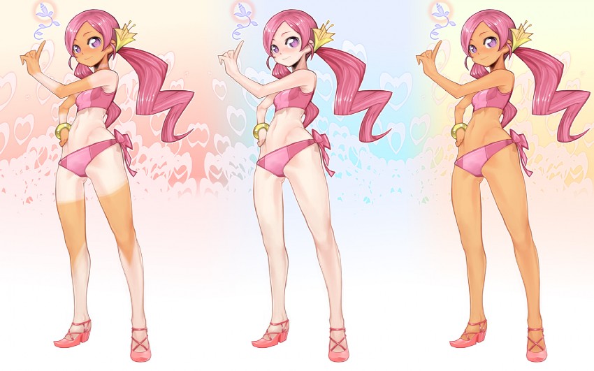 hanasaki tsubomi (precure and 1 more) drawn by masn_(moxi)
