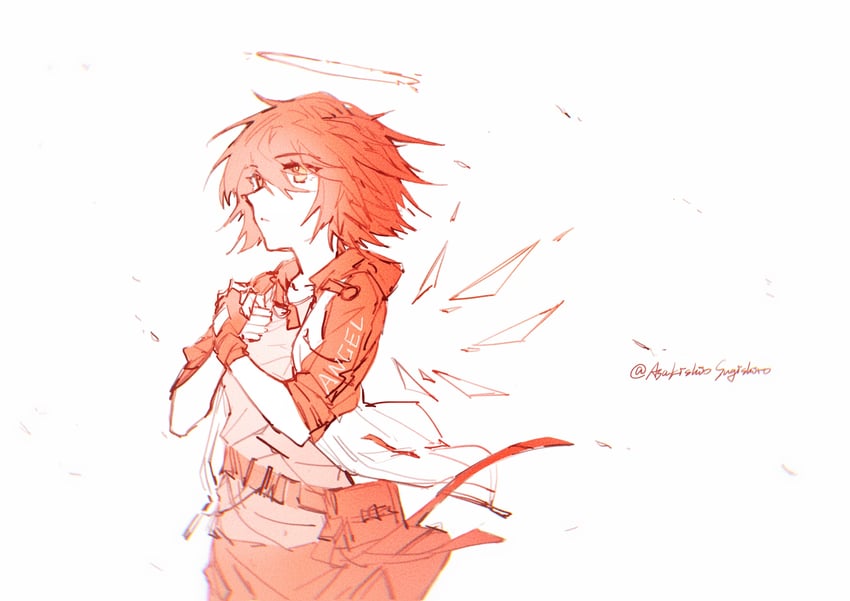 exusiai (arknights) drawn by asakishiosugishiro