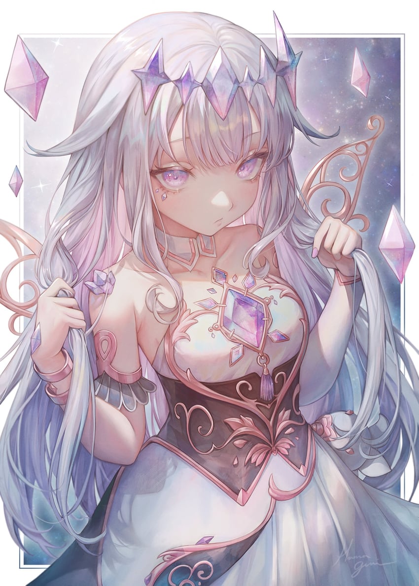 koseki bijou (hololive and 1 more) drawn by hama_guri