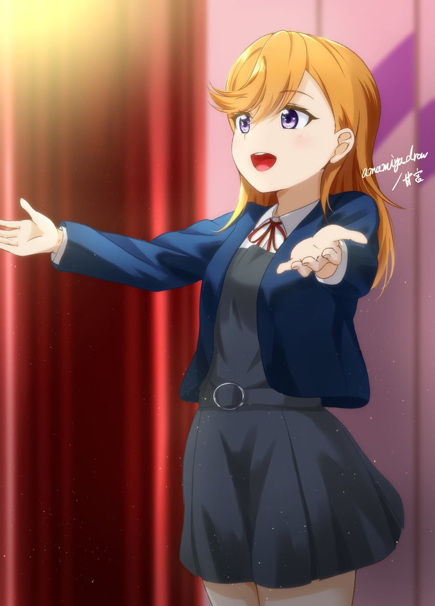 shibuya kanon (love live! and 1 more) drawn by amamiya_(re-amamiya)