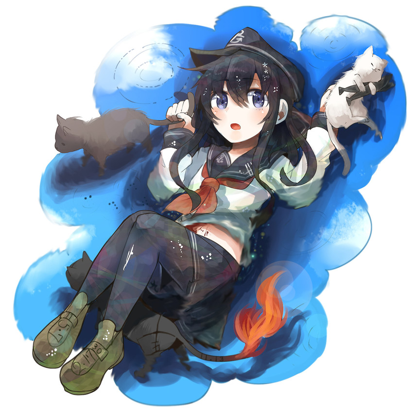 akatsuki (kantai collection) drawn by itomugi-kun