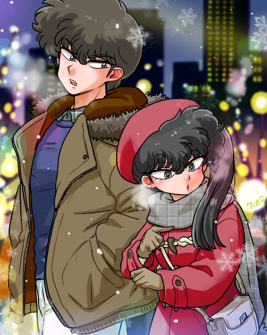 kunou kodachi and kunou tatewaki (ranma 1/2) drawn by wanta_(futoshi)
