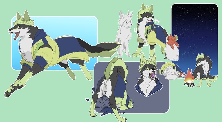 riddle rosehearts, silver vanrouge, and sebek zigvolt (twisted wonderland) drawn by raccoonlot