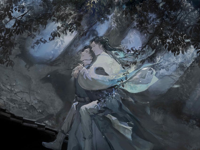 shen zechuan and xiao chiye (qiang jin jiu) drawn by nthatall