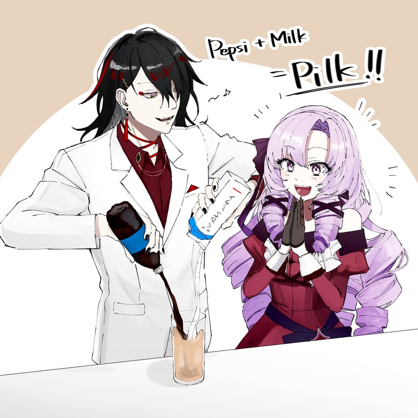 hyakumantenbara salome and vox akuma (nijisanji and 2 more) drawn by 4_msb