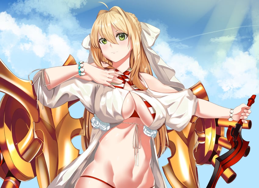 nero claudius (fate and 1 more) drawn by kurozawa_yui
