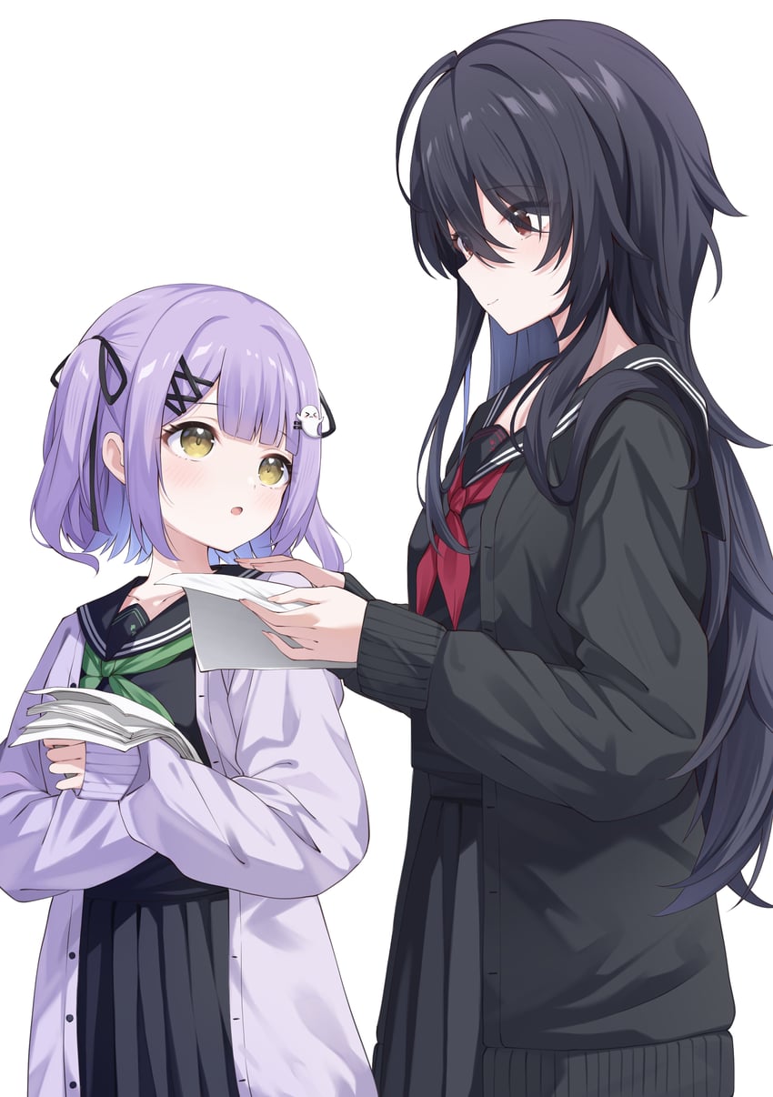 shinomiya runa and kisaragi ren (vspo!) drawn by shinshia_(sinsia_0928)