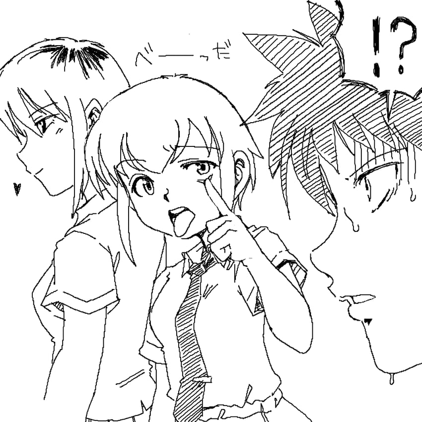 yoshida masaki, tanaka mako, and kuroki tomoki (watashi ga motenai no wa dou kangaetemo omaera ga warui!)