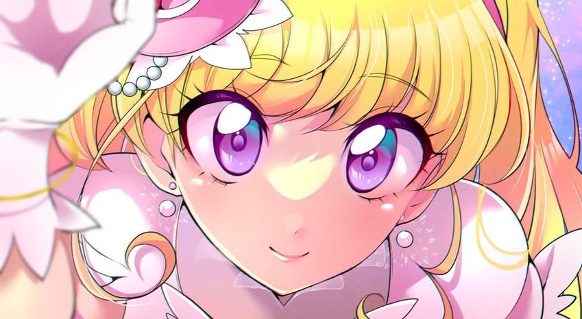 asahina mirai and cure miracle (precure and 1 more) drawn by mitsuki_tayura