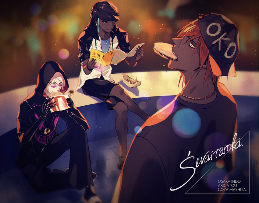 karna, arjuna, and ashwatthama (fate and 1 more) drawn by semi_(p-poco)