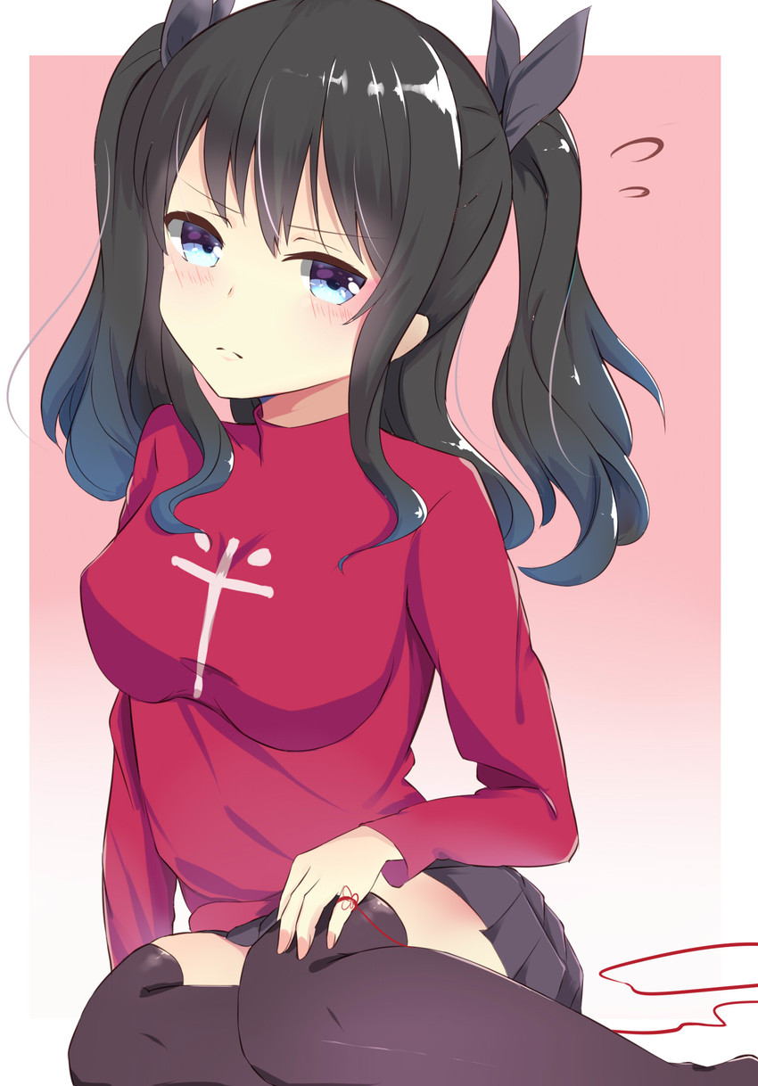 tohsaka rin (fate and 1 more) drawn by kara_(color1087)