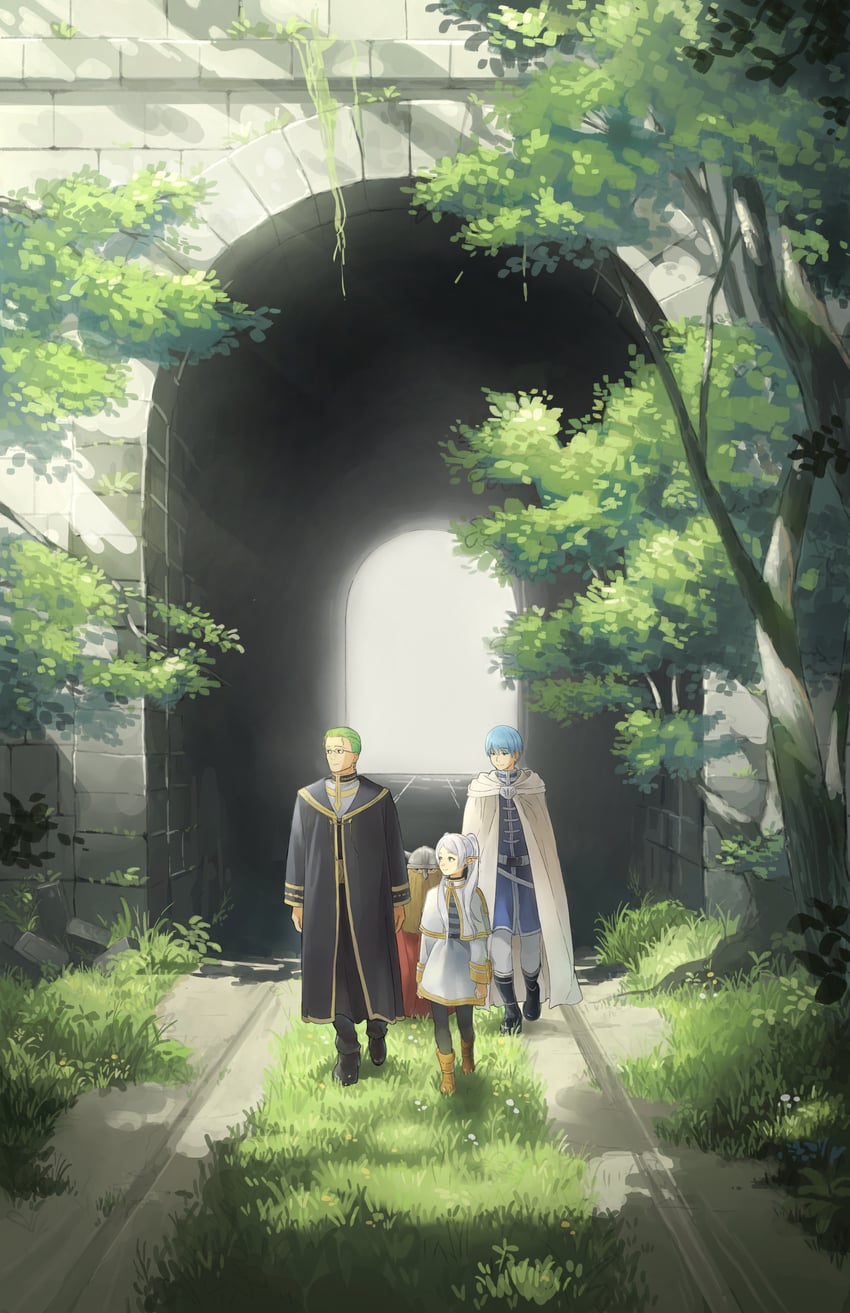 frieren, himmel, eisen, and heiter (sousou no frieren) drawn by ayanagi0319