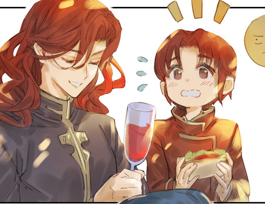azelle and arvis (fire emblem and 1 more) drawn by bomssp