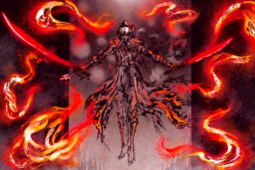 lady maria of the astral clocktower (bloodborne) drawn by deadpool_yuchan