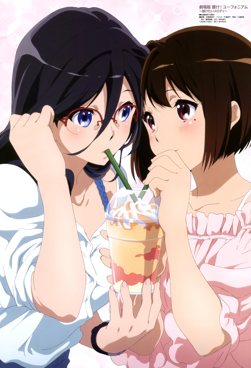 tanaka asuka and nakaseko kaori (hibike! euphonium and 1 more) drawn by takahashi_mariko