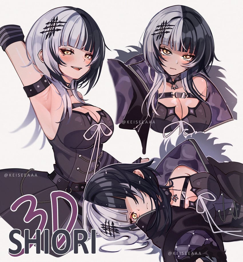 shiori novella (hololive and 1 more) drawn by keisea
