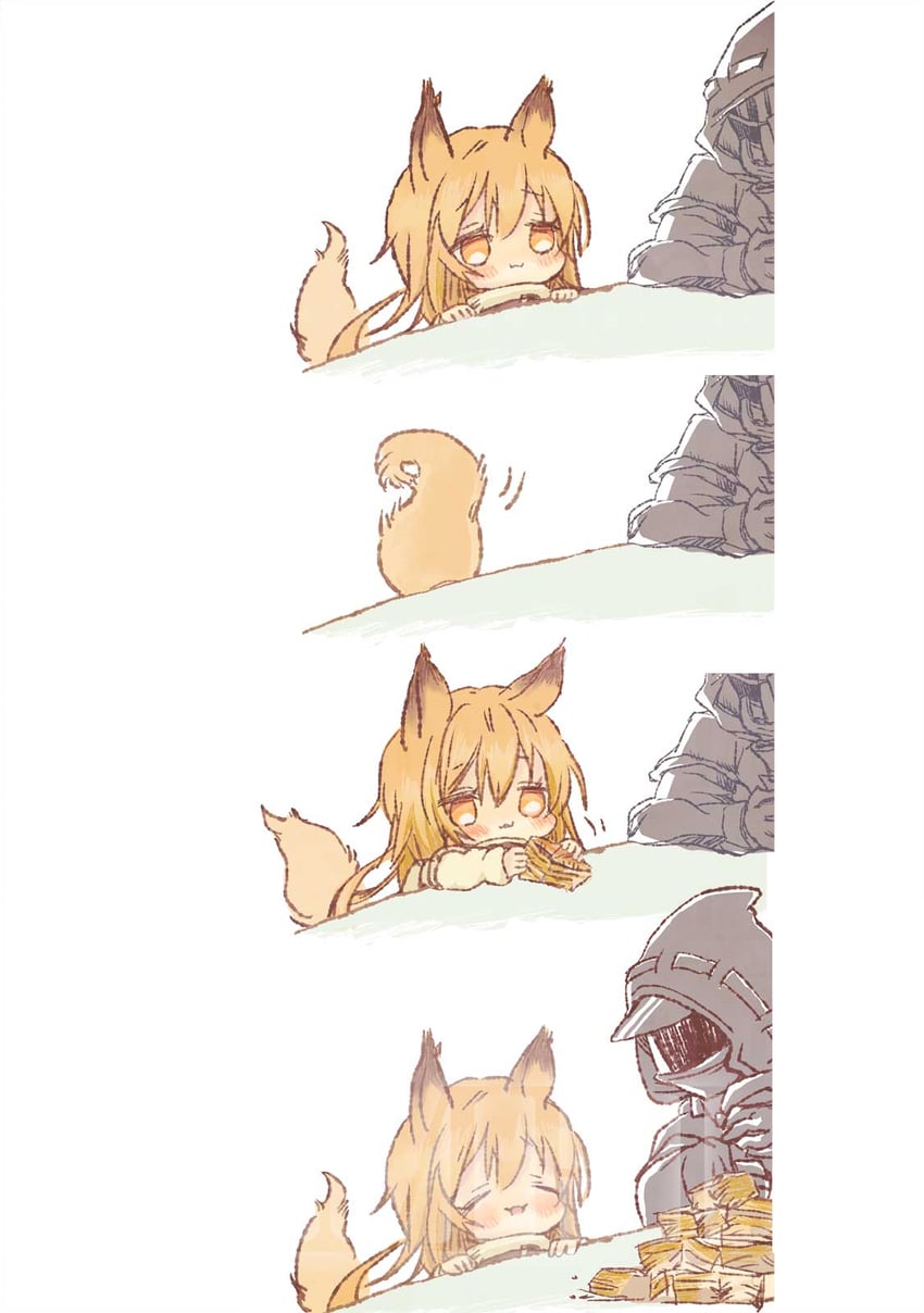 doctor and ceobe (arknights) drawn by alansmi4