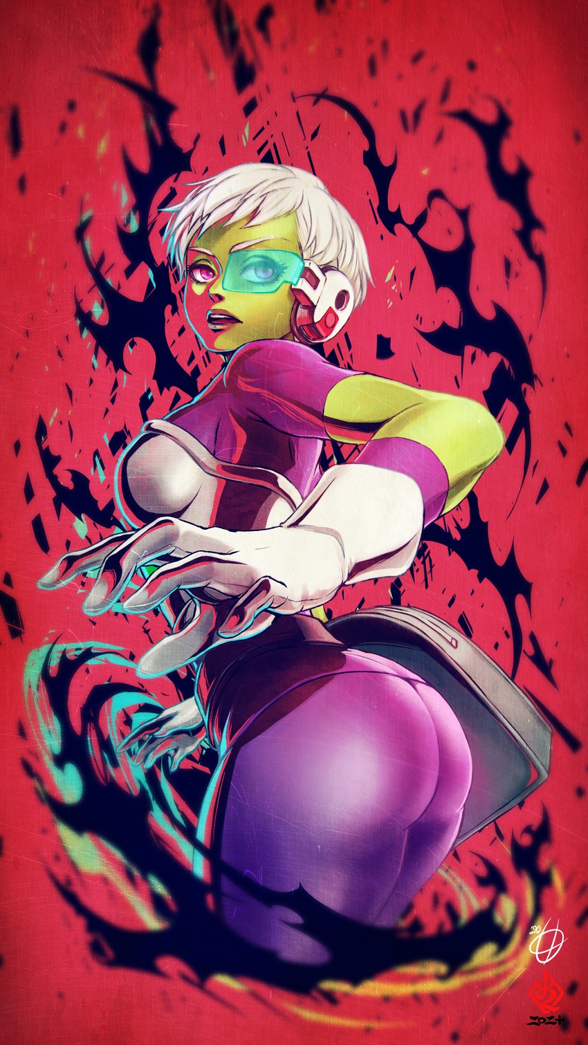 cheelai (dragon ball and 2 more) drawn by kanchiyo