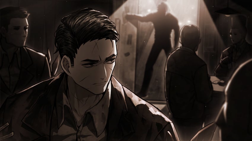 heathcliff and meursault (project moon and 1 more) drawn by nai_ga
