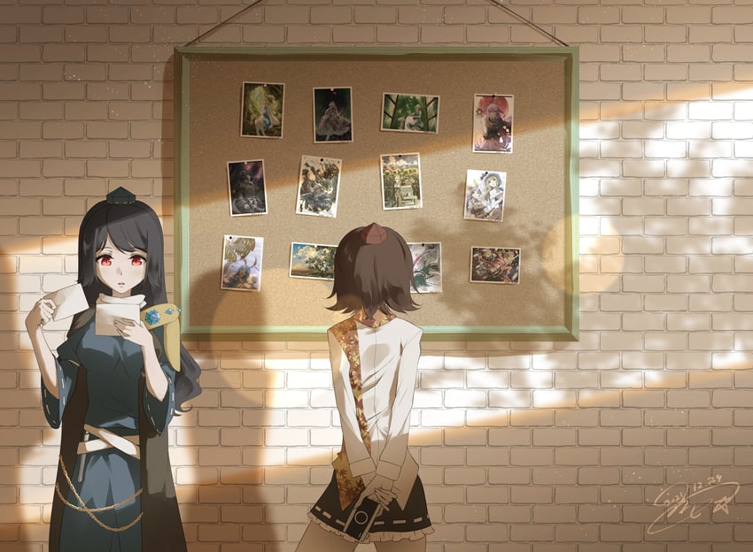 hakurei reimu, remilia scarlet, izayoi sakuya, kochiya sanae, konpaku youmu, and 14 more (touhou) drawn by otomeza_ryuseigun