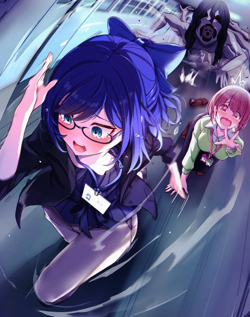 harusaki nodoka and a-chan (hololive) drawn by shara_(syara_so_ju)