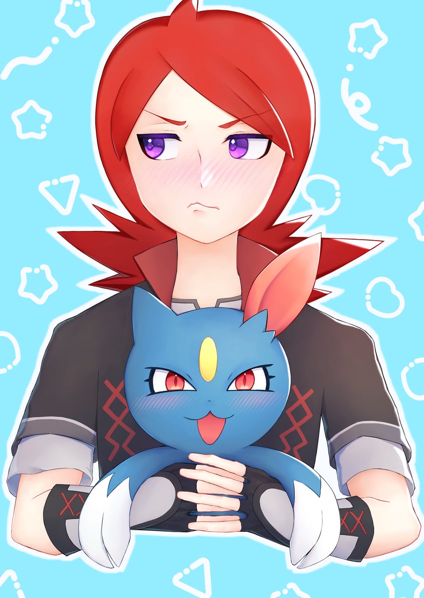 silver and sneasel (pokemon and 1 more) drawn by yuha_(donkarasu03)