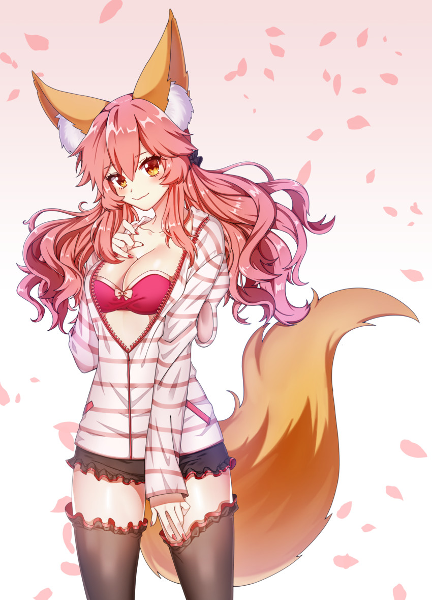 tamamo and tamamo no mae (fate and 1 more) drawn by kkonssom1095