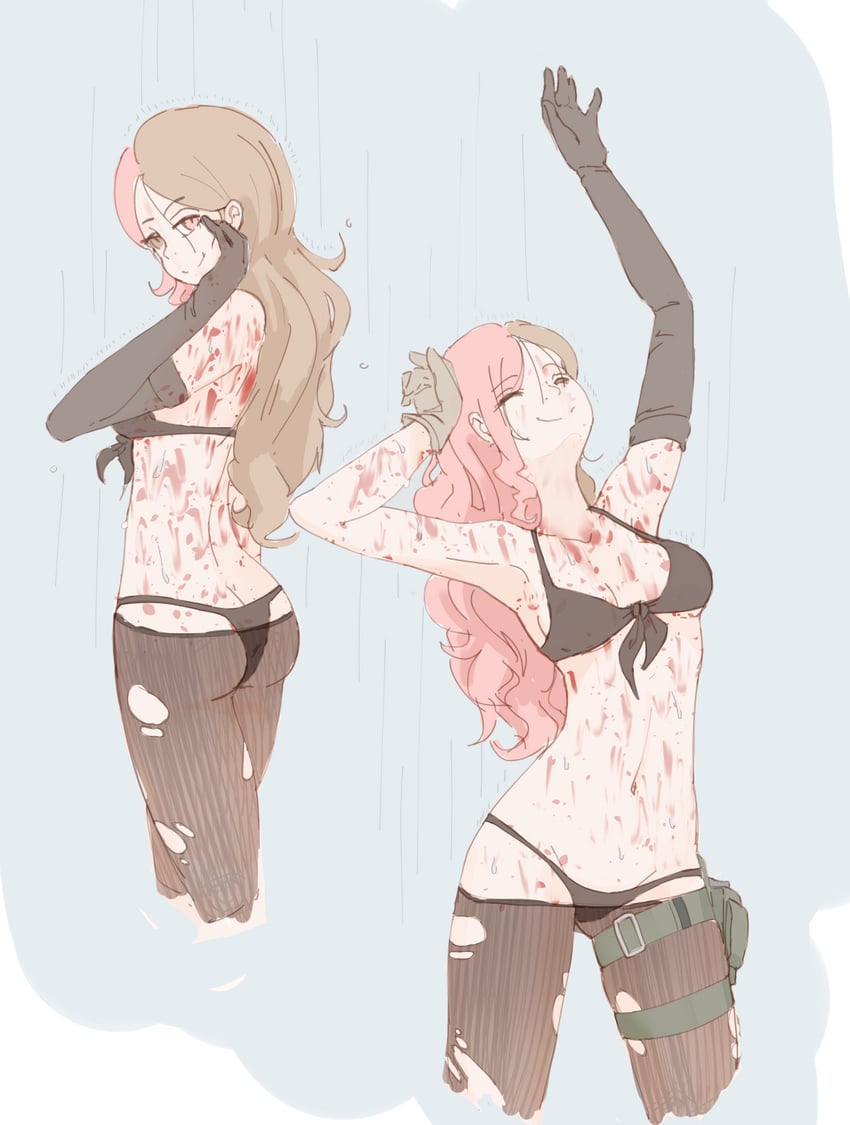 neopolitan and quiet (rwby and 3 more) drawn by hiwonoafu