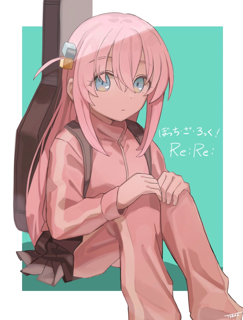 gotoh hitori (bocchi the rock!) drawn by tyaui_(xjju4435)