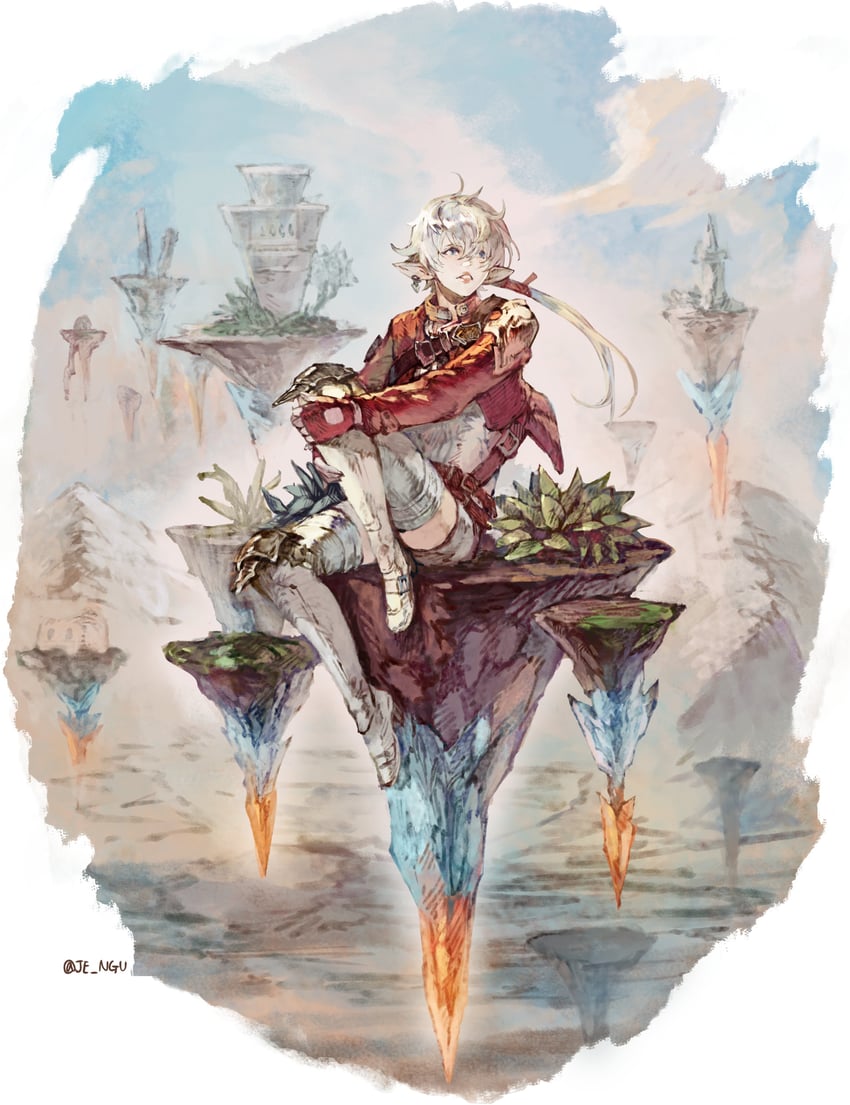 alisaie leveilleur (final fantasy and 1 more) drawn by je_ngu