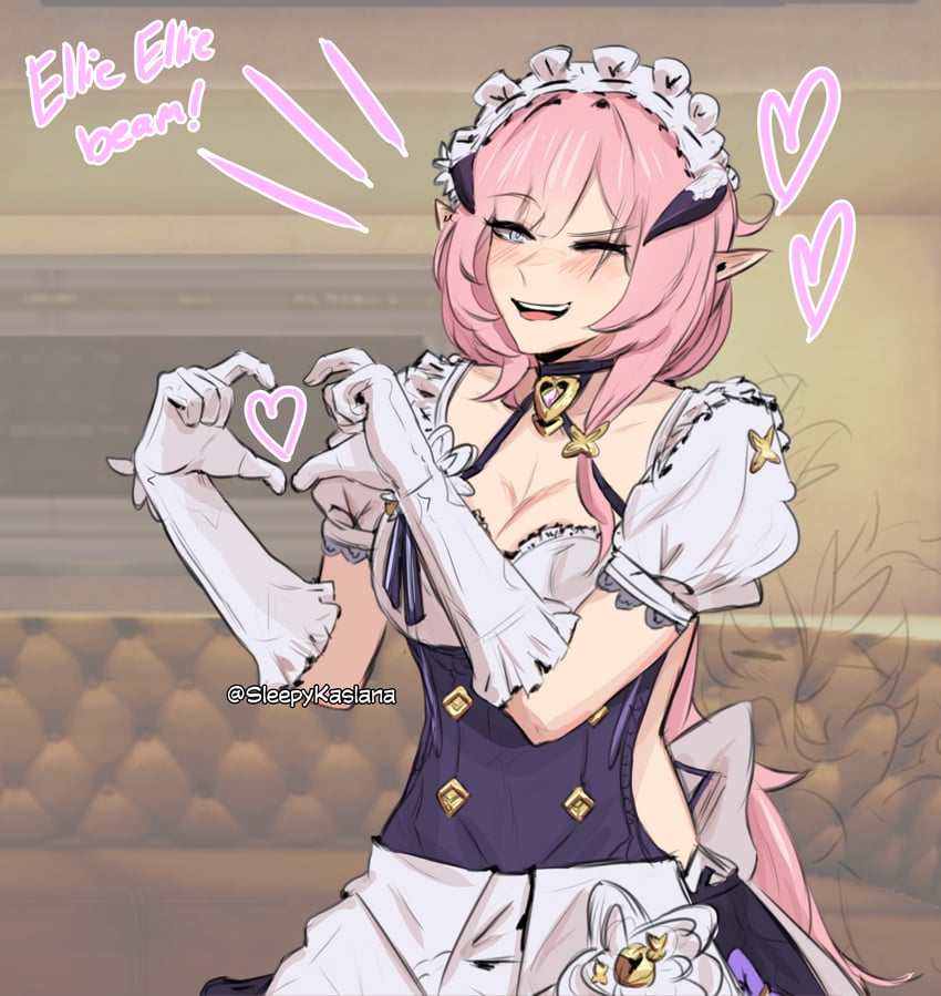 elysia (honkai and 1 more) drawn by sleepy_kaslana