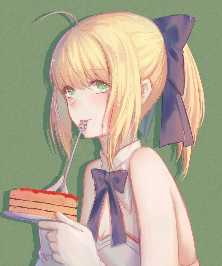 artoria pendragon and saber (fate and 1 more) drawn by xing_muhen