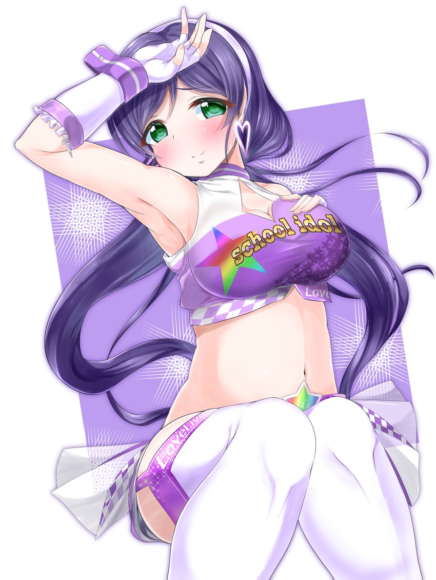 tojo nozomi (love live! and 3 more) drawn by asakawa-san_(8107ka)