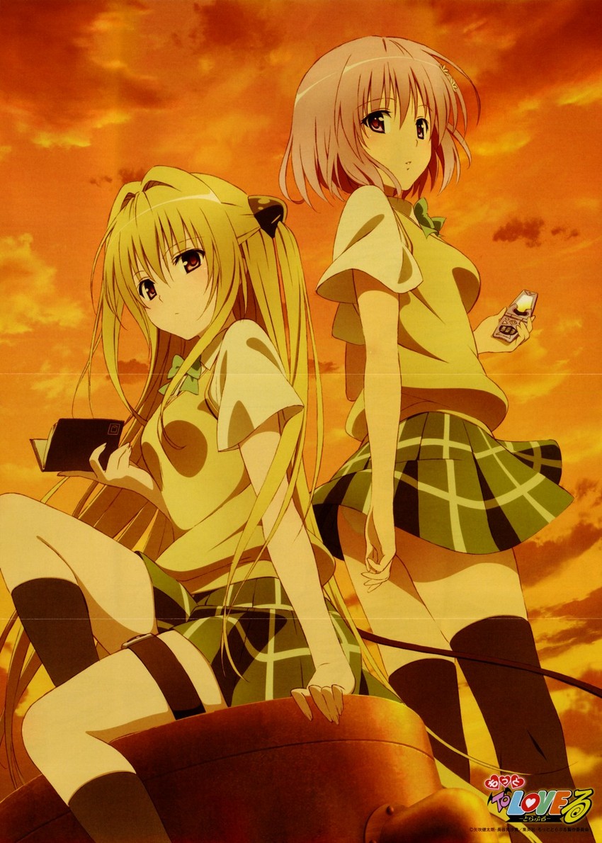 konjiki no yami and momo velia deviluke (to love-ru)