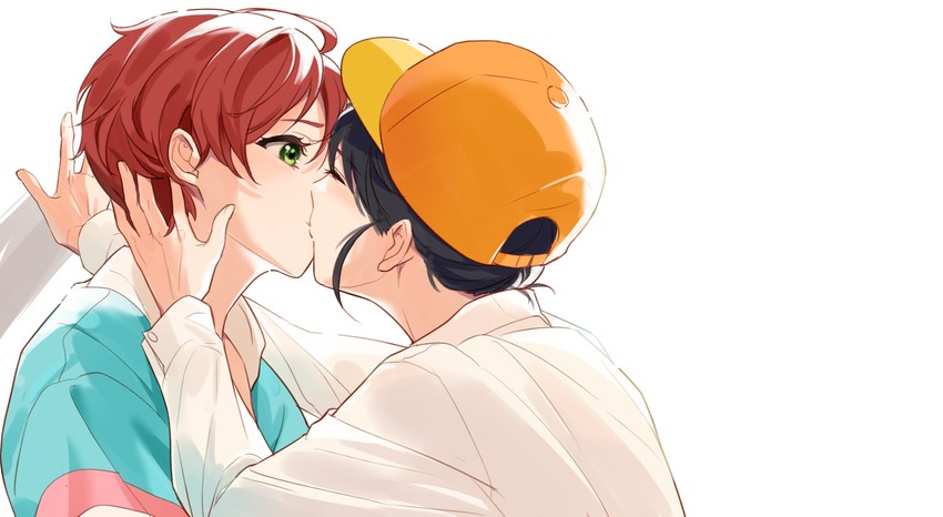 sawaki momoe and kurita kaoru (wonder egg priority) drawn by karaage_(geyd2325)