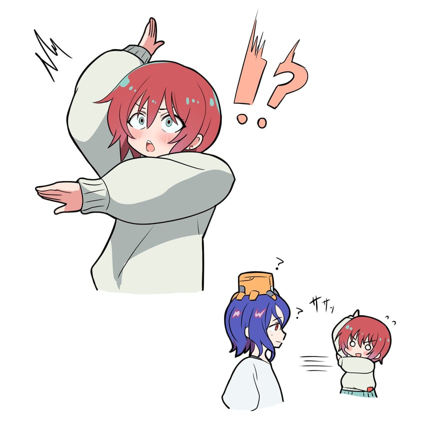 amate yuzuriha, shuji ito, and conch (gundam and 1 more) drawn by lemoontya