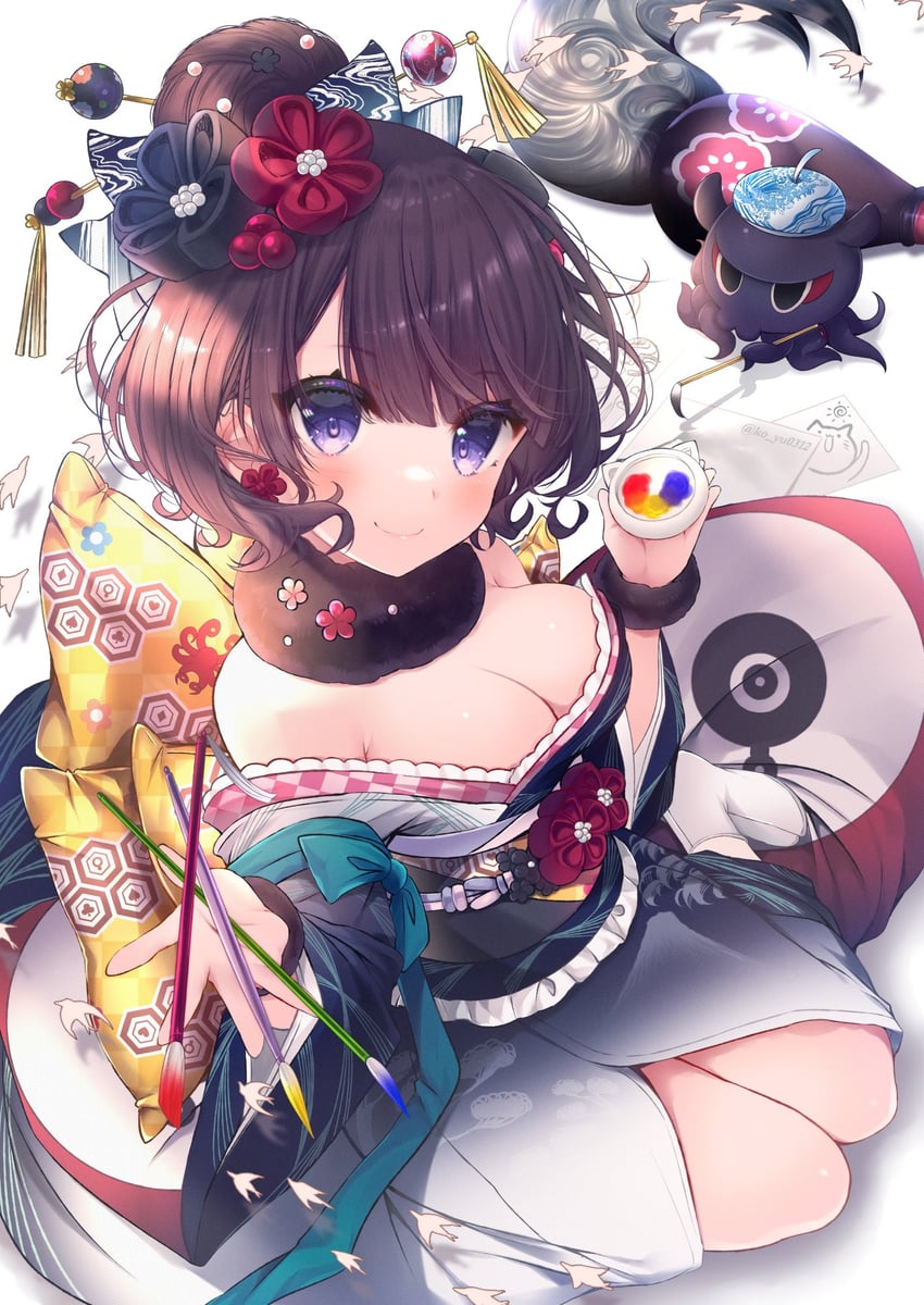 katsushika hokusai and tokitarou (fate and 1 more) drawn by ko_yu