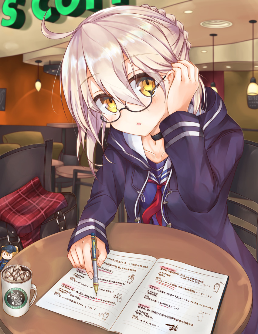 artoria pendragon and mysterious heroine x alter (fate and 1 more) drawn by moai21