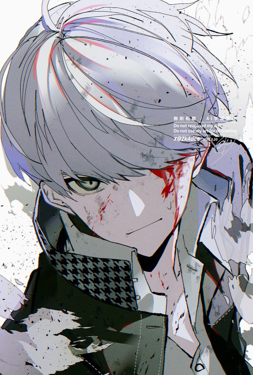 narukami yu (persona and 1 more) drawn by zeka_(skzk_cm)