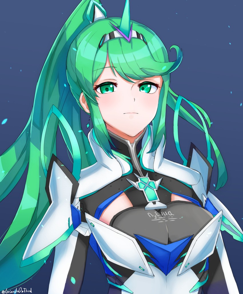 pneuma (xenoblade chronicles and 1 more) drawn by grimmelsdathird