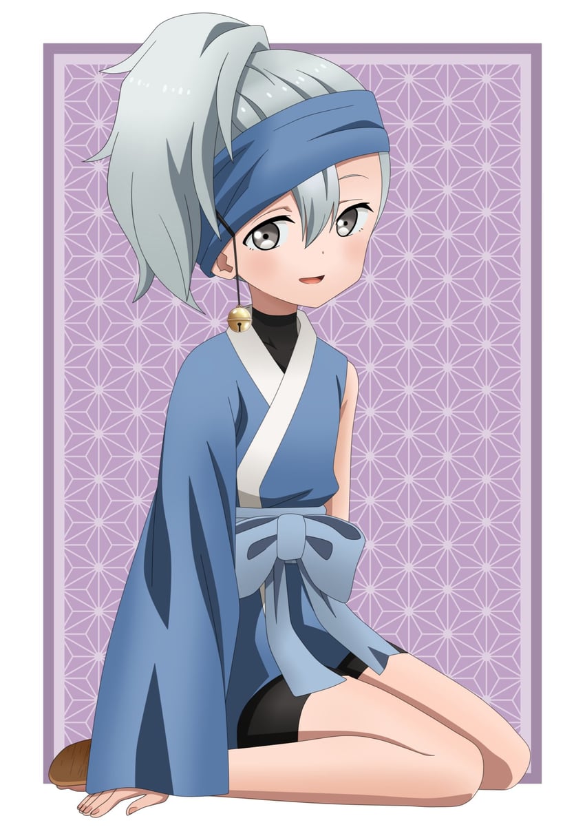 kikyou (kunoichi tsubaki no mune no uchi) drawn by riokasen