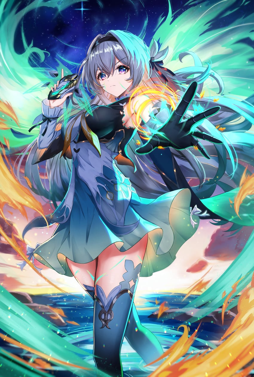 firefly (honkai and 1 more) drawn by gao_kawa